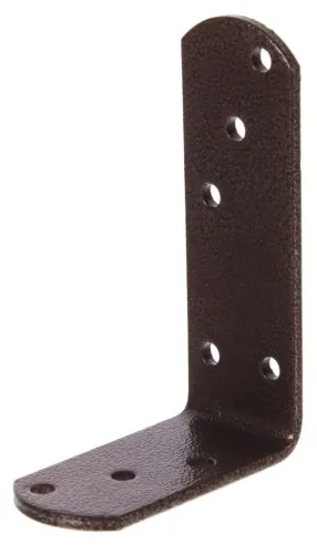 Уголок мебельный Петротех бытовой, из стали, цвет черный, 80х120х40х4мм, 1шт. / фурнитура для мебели