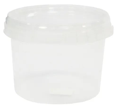 Ведро малярное для смешивания красок круглое с крышкой, пластиковое, 0.5л / строительство и ремонт