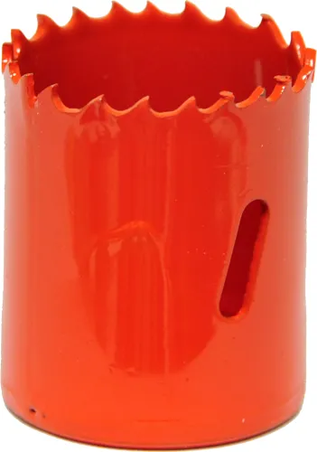 Коронка биметаллическая Elitech / Элитек универсальная, диаметр 38мм, 5/8дюйма / оснастка