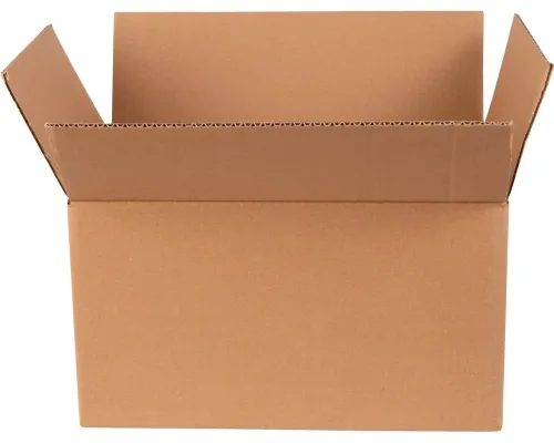 Коробка для хранения гофрокороб, картонная, бежевая, 45х25х25см / товары для дома