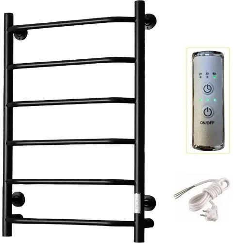 Полотенцесушитель ТРУГОР Пэк сп 6 ВГП, черный, 800х554х194мм, 60Вт