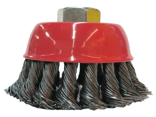 Щетка крацовка ORIENTCRAFT чашка стальная витая 100мм