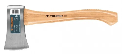 Топор TRUPER / Трупер туристический в сборе, из металла и дерева, длина 36см / ручной инструмент