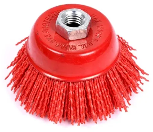 Щетка крацовка ORIENTCRAFT / Ориенткрафт для МШУ, чашка, нейлон, 100мм / инструменты
