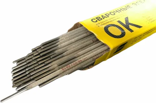 Электроды для сварки ESAB / ЭСАБ ОК 46.00 для низкоуглеродистых и низколегированных сталей, рутиловое покрытие, диаметр 3мм, длина 350мм, вес 2.5кг / инструменты