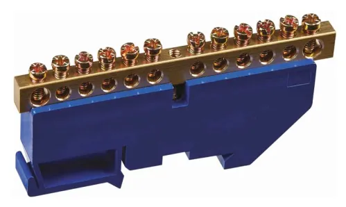 Нулевая шина Navigator NBB-М69-12D/B, 12 контактов, 100А