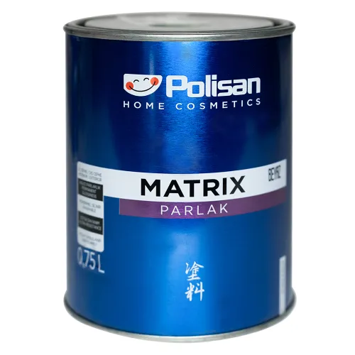 Эмаль Polisan Matrix Parlak универсальная, белая, 0.75л