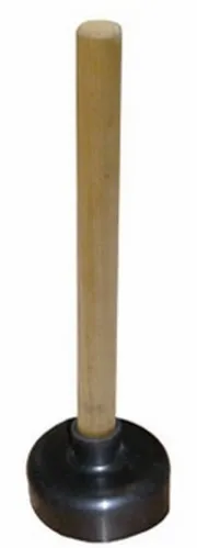 Вантуз Симтек цилиндрический малый, из дерева и резины, черный / товары для дома