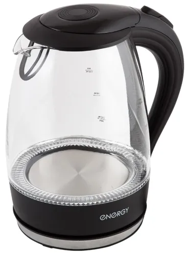 Чайник электрический ENERGY E-262, стекло, 1.7л, 1850Вт