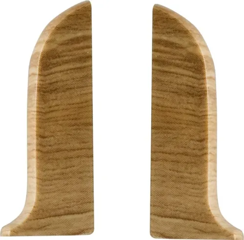 Заглушки для плинтуса Salag Дуб Аргос 56×23мм 2шт