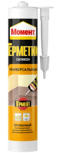 Герметик силиконовый Момент 2353936, прозрачный, 280мл