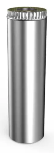 Труба дымоходная Сталь Мастер сэндвич нерж. сталь серый 200х500мм