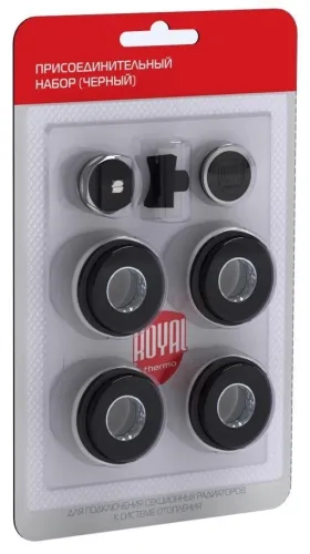 Монтажный комплект Royal Thermo 1/2" черный RT02.1-1