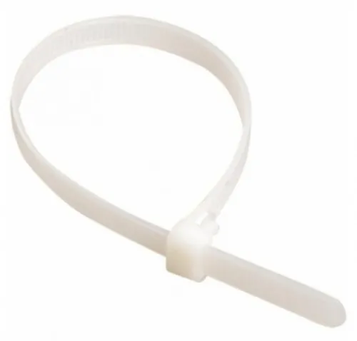 Хомут стяжка MIXTON нейлоновый, белый, 3.6×300мм, 100шт