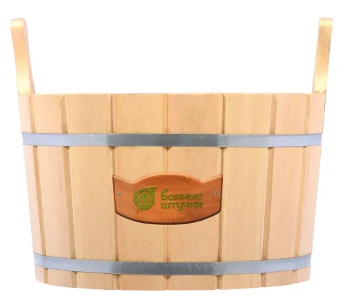 Ушат для бани Банные штучки Шайка 32692, 12л, липа