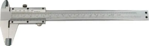 Штангенциркуль 888 нониусный, из стали, серый, до 150мм / инструменты