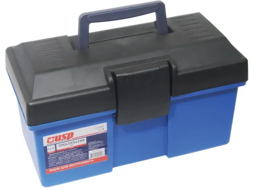 Ящик для инструментов USP 11.5" пластик синий 65484