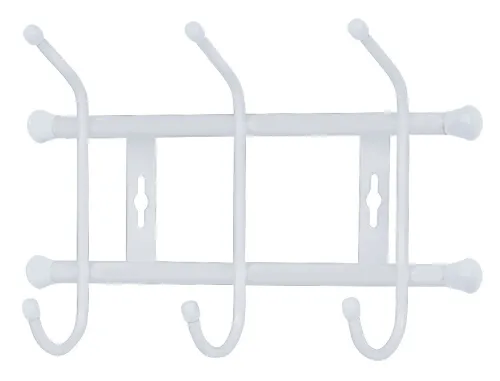 Вешалка настенная Nika ВН3/МС, металл, матовый серый