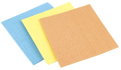 Салфетки для уборки Рыжий кот универсальные, целлюлозные, 15х15см, в упаковке 3шт. / хозяйственные товары