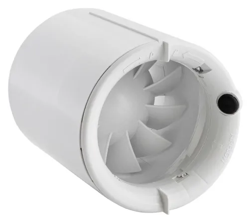 Вентилятор канальный S&P / С&П Silentub200 из пластика, белый, 220В, 120мм, 42дБ, размером 156х120х120мм, 16Вт / вентиляция