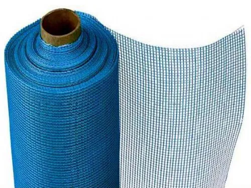 Сетка строительная WandMaster / ВандМастер для штукатурки, усиленная, фасадная, из стекловолокна, синяя, ширина 1м, длина 10м / стройматериалы