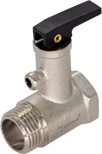 Клапан предохранительный СТМ / СТМ CRVP6B12 для бойлера с курком, из латуни и пластика, 6бар, 1/2дюйма / водоснабжение