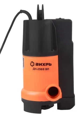 Дренажный насос Вихрь ДН-258/8ВП, 258л/мин, 900Вт, 220В