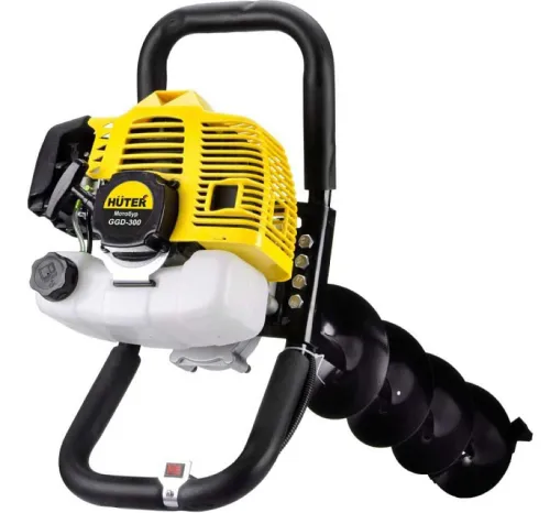 Мотобур Huter GGD-300 бензиновый, 2.7л.с., 9000об/мин