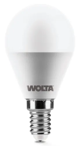 Лампочка светодиодная Wolta, шар, Е14, 3000К, 1050Лм, 12Вт
