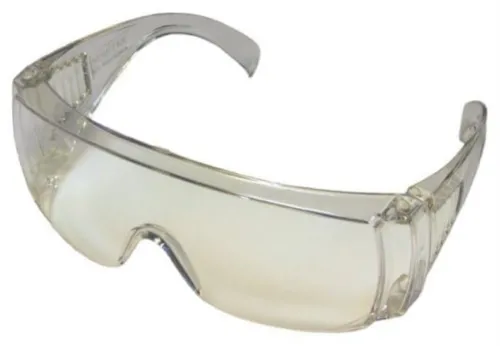 Очки защитные 888 с дужками, открытые, пластиковые, цвет дымчатый / строительство и ремонт