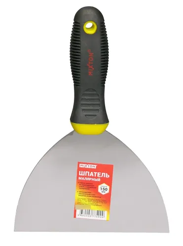 Шпатель строительный MIXTON / Микстон малярный, из нержавеющей стали, 150мм / малярные и отделочные инструменты