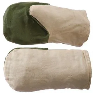 Рукавицы защитные хлопчатобумажные, двойной наладонник из брезента, размер универсальный / строительство и ремонт