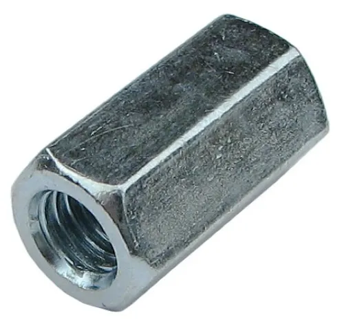 Гайка удлинительная MIXTON, оцинкованная сталь, М10, 1шт.