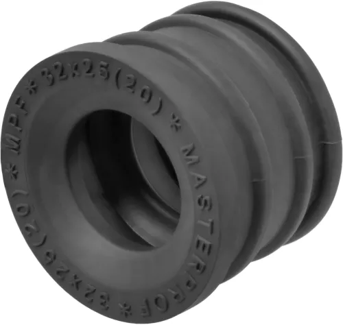 Манжета для унитаза Masterprof, резина, черная, ИС.131645