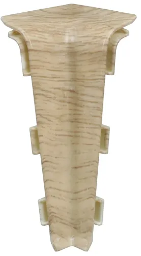 Внутренний угол для плинтуса Salag Lima дуб пустынный 72×30мм