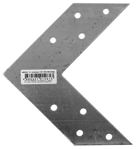 Крепежный уголок Rock Solid Connection оконный оцинкованный 120х120х35х2мм