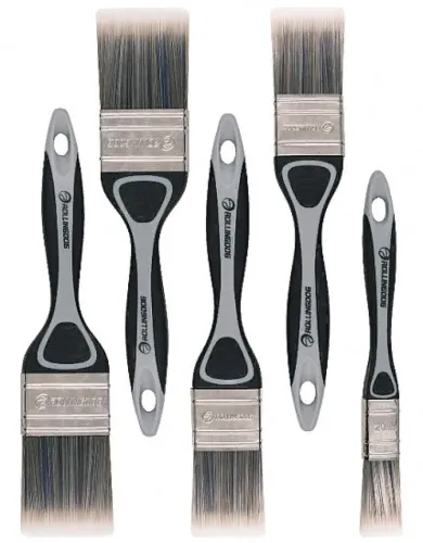 Кисть малярная Rollingdog Professional BT1000, синтетическая, 5шт.