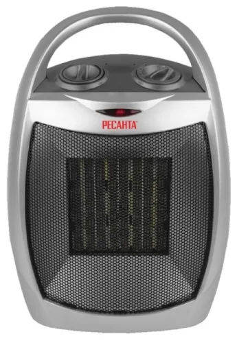 Тепловентилятор Ресанта ТВК-1 электрический, в корпусе из пластика 295x210х170мм, 18м², 220В, 1.8кВт / обогреватель