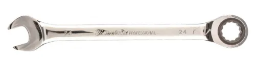 Ключ комбинированный Matrix трещоточный, 24мм, хромованадиевая сталь