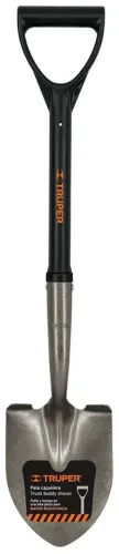 Лопата штыковая TRUPER / Трупер мини, с черенком, из стали, 74см / садовый инструмент
