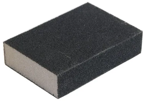 Губка шлифовальная InWork, поролоновая, 100×70×25мм, P80
