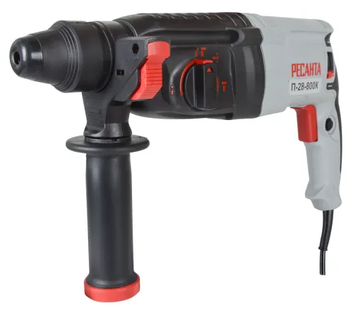 Перфоратор Ресанта П-28-800К, серый, SDS-Plus, 3 режима, 800Вт