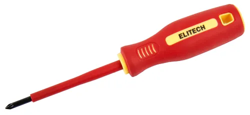Отвертка диэлектрическая Elitech PZ0 75мм 231301