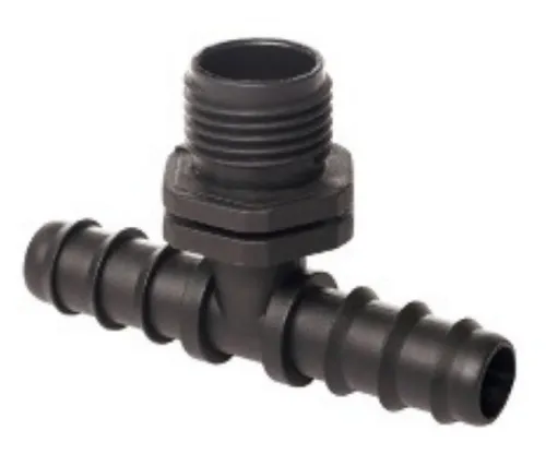 Тройник Masterprof, пластиковый, 1/2 дюйма, ДС.070719