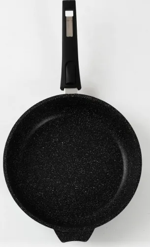 Сковорода Мечта Гранит black, съемная ручка, 24 см, артикул С024802/65955