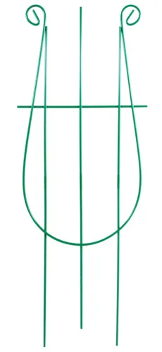 Шпалера Арфа для вьющихся растений, металлическая, 480×180мм