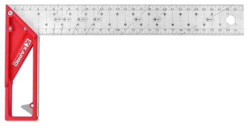Угольник Kapro разметочный, нерж. сталь, 30см, серый, 353-30