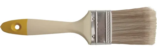 Кисть малярная 888 Аква плоская, с искусственной щетиной и пластиковой ручкой, 63х13мм / малярные и отделочные инструменты