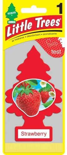 Ароматизатор автомобильный Little Trees / Литтл Трис Ёлочка Strawberry подвесной, клубника / автотовары