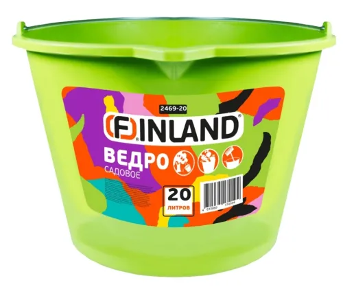 Ведро FINLAND садовое пластиковое с ручкой 20л, арт. 2469-20